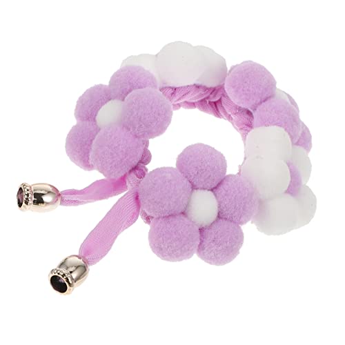 GMJGCIRVC 1 PC Stricker Haustierkragen mit Ballblumendesign bequemer Hund und Katzenkragen für Partys für Geburtstags- und Jahrfeierlichkeiten von GMJGCIRVC