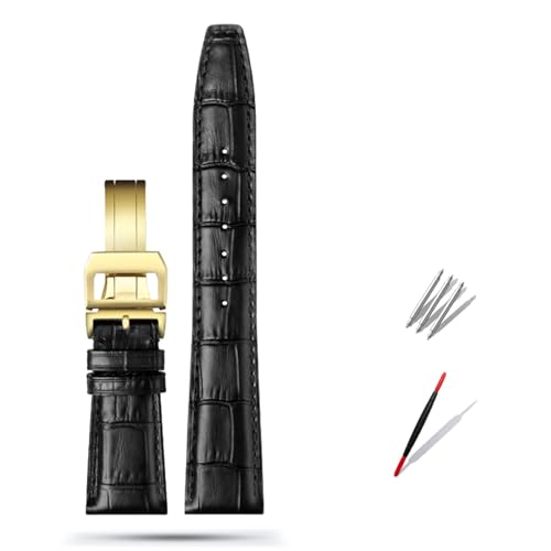 GMJGCIRVC 20mm 21 mm 22 mm Kaufweige Leder Uhrenband Austausch für Porotfino Family Pilots Uhren Gurt Klappe Schnalle von GMJGCIRVC