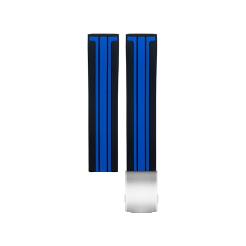 GMJGCIRVC 21mm Uhrenbänder für T048.417 Uhrenband T-Race T-Sports Watchbänder Armband Wasserdichtes weicher Gummi 20mm Silikongurt von GMJGCIRVC