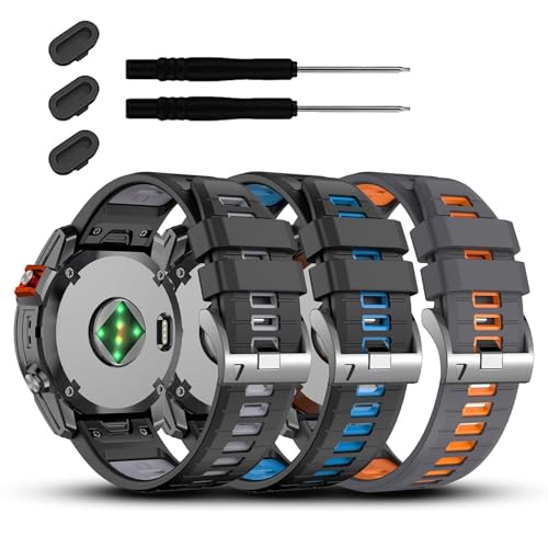 GMJGCIRVC 22mm für Fenix 7/7 Pro/6/6 Pro/5/5 Plus Uhrenband, Soft -Quickfit GMJGCIRVC 22mm für Fenix 7/7 Pro/6/6 Pro/5/5 Plus Uhrenband, Soft -Quickfit von GMJGCIRVC