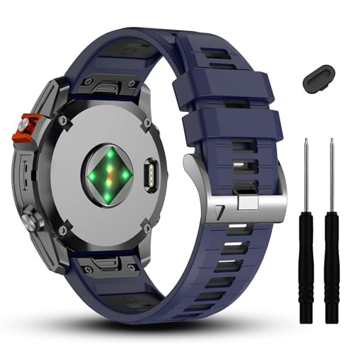 GMJGCIRVC 22mm für Fenix ​​7/7 Pro/6/6 Pro/5/5 Plus Uhrenband, Soft -Quickfit von GMJGCIRVC
