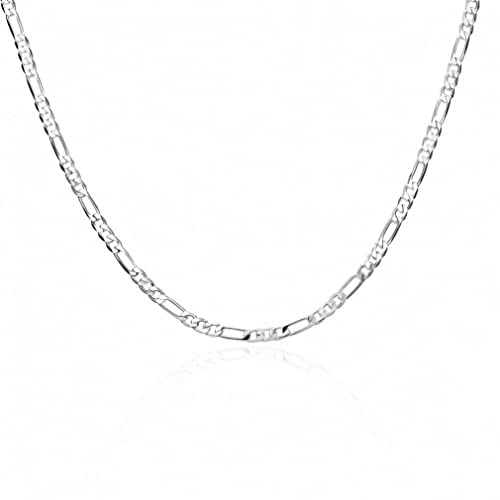 GMJGCIRVC 35-70 cm Sterling Silber Silber Kette Halskette Frauen Schmuck Schmuck von GMJGCIRVC