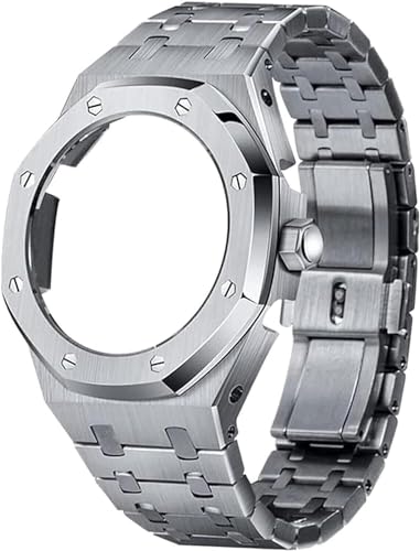 GMJGCIRVC 5rd/4rd Alle Edelstahl -Uhr -Uhren -Gurt -Ersatzzubehör ， für GA2100/GA2110 Männer -Women -Uhren -Modifikations -Upgrade mit Tool von GMJGCIRVC