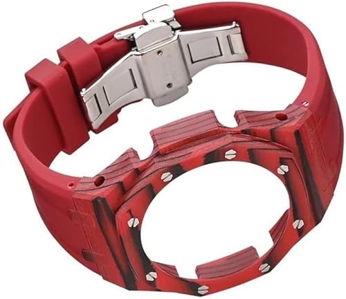 GMJGCIRVC Carbon Fiber Watch Case Rubber Strap Watch Mod,For GA2100/GA2110, Stainless Steel Buckle Metal Bezel Watch Band Replacement Accessories for Men GMJGCIRVC Carbon Fiber Watch Case Rubber Strap Watch Mod,For GA2100/GA2110, Stainless Steel Buckle Metal Bezel Watch Band Replacement Accessories for Men von GMJGCIRVC
