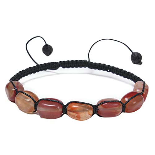 GMJGCIRVC Chakra -Armbänder für Frauen, geflochtenes Steinarmband einstellbares Armband 16,7 cm von GMJGCIRVC