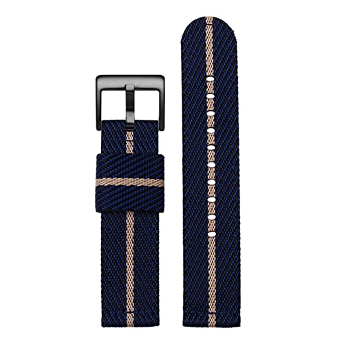 GMJGCIRVC Fashion Woven nylon watch band for Omega Seahorse 300 canvas Thickened Sport Strap 18mm 20mm 22mm 24mm von GMJGCIRVC