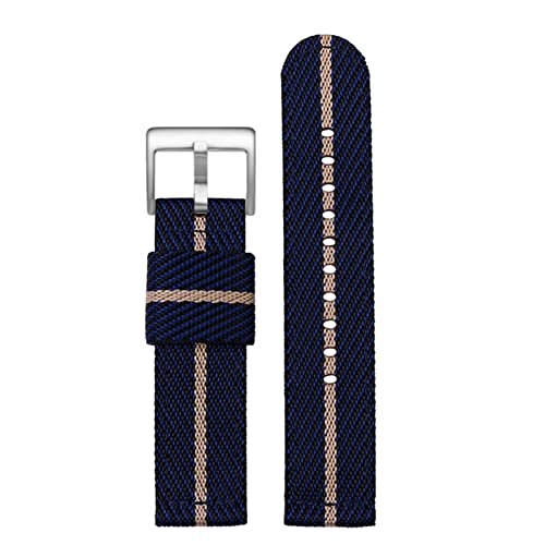 GMJGCIRVC Fashion Woven nylon watch band for Omega Seahorse 300 canvas Thickened Sport Strap 18mm 20mm 22mm 24mm von GMJGCIRVC