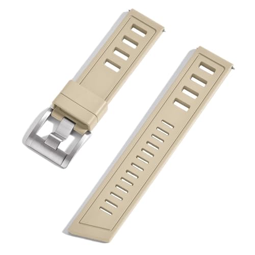 GMJGCIRVC Fluororubber FKM 20mm 22mm Uhrengurt wasserdichtes Schnellfreisetzungswächter für jede Marke Tauchuhren von GMJGCIRVC