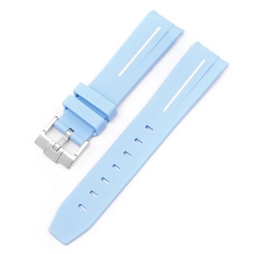 GMJGCIRVC Für Omega Joint Planet Series Moon Mercury gebogene Gummigurt für Mond Uhr gebogene Gummi -Gummi -Männer Frauen 20mm Uhrenbänder GMJGCIRVC Für Omega Joint Planet Series Moon Mercury gebogene Gummigurt für Mond Uhr gebogene Gummi -Gummi -Männer Frauen 20mm Uhrenbänder von GMJGCIRVC