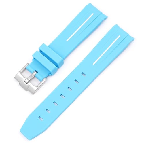 GMJGCIRVC Für Omega Joint Planet Series Moon Mercury gebogene Gummigurt für Mond Uhr gebogene Gummi -Gummi -Männer Frauen 20mm Uhrenbänder GMJGCIRVC Für Omega Joint Planet Series Moon Mercury gebogene Gummigurt für Mond Uhr gebogene Gummi -Gummi -Männer Frauen 20mm Uhrenbänder von GMJGCIRVC
