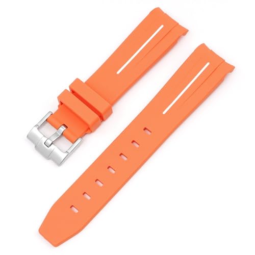 GMJGCIRVC Für Omega Joint Planet Series Moon Mercury gebogene Gummigurt für Mond Uhr gebogene Gummi -Gummi -Männer Frauen 20mm Uhrenbänder GMJGCIRVC Für Omega Joint Planet Series Moon Mercury gebogene Gummigurt für Mond Uhr gebogene Gummi -Gummi -Männer Frauen 20mm Uhrenbänder von GMJGCIRVC