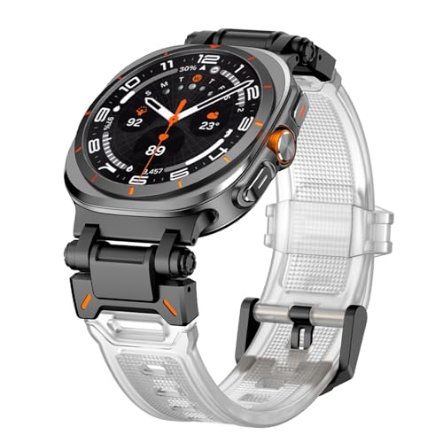 GMJGCIRVC Gummiband für Galaxy Watch Ultra 47mm Correa Armband Ultra 47mm Metall Schnellfit Männer -Gurt -Watchbänder von GMJGCIRVC