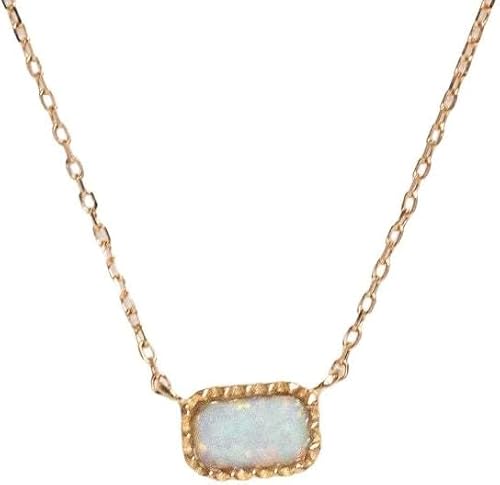 GMJGCIRVC Halskette Frauen Sterling mit Geburtsstein Anhänger Allergiefreies Halsketten-Schmuckgeschenk für Frauen Mädchen Geburtstag Weihnachten von GMJGCIRVC