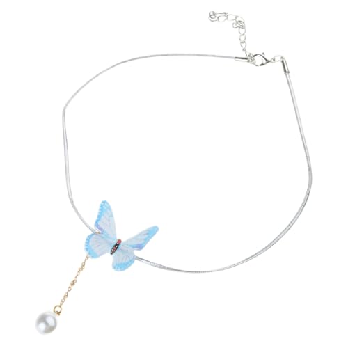 GMJGCIRVC Halskette auffällige Schmetterlingsanhänger Heckkettenschmuck zierlich und einzigartig für tägliche Verschleißpartys von GMJGCIRVC