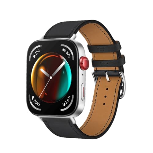 GMJGCIRVC Italienisches Kuhladen -Lederband für Uhr Fit 3 Smart Watchband Ersatz Correa Armband Armband Accessor von GMJGCIRVC