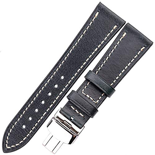 GMJGCIRVC Leder Uhrengurt Uhrenband 18 20 22 24 -mm Frauen Männer echte Gürtelzubehör von GMJGCIRVC