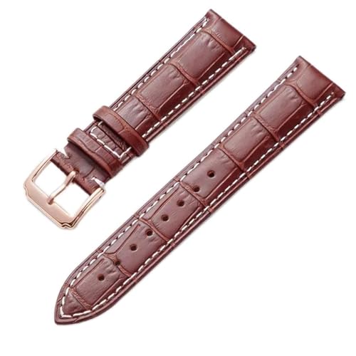 GMJGCIRVC Lederuhr mit Männern und Frauen Pin Basketball kleines Armbandzubehör -Gurt (OneColor, 21mm) von GMJGCIRVC