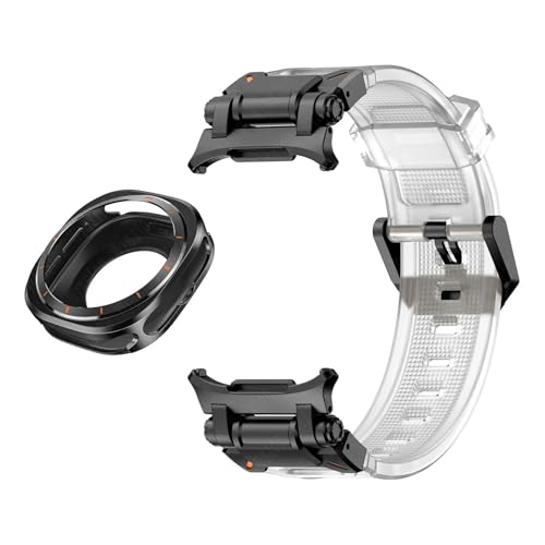 GMJGCIRVC Metal Case Fluororubber Strap for Galaxy Watch 7 Ultra 47mm Metal Protective Case Cover Sport Bracelet for Galaxy Ultra 47mm FKM WatchBands GMJGCIRVC Metal Case Fluororubber Strap for Galaxy Watch 7 Ultra 47mm Metal Protective Case Cover Sport Bracelet for Galaxy Ultra 47mm FKM WatchBands von GMJGCIRVC