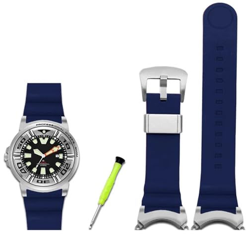 GMJGCIRVC Modified Watchband For BJ8050 BJ8050-08E Stainless Steel Lug Connection Head Little Monster Bracelet Watch Strap von GMJGCIRVC