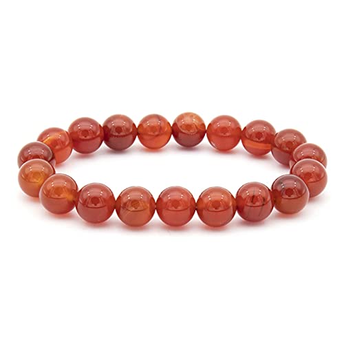 GMJGCIRVC Perlenarmbänder für Frauen, 10 -mm -Steinarmband -Damens Stretch Perlenarmbänder von GMJGCIRVC