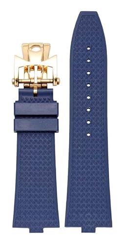 GMJGCIRVC Quick Disassembly Fluororubber Watch Strap for VC Series 4500V 5500V 7900V Convex Interface 7mm Watchband (Color : Orange-No Buckle, Size : 24-7mm) von GMJGCIRVC