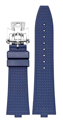 GMJGCIRVC Quick Disassembly Fluororubber Watch Strap for VC Series 4500V 5500V 7900V Convex Interface 7mm Watchband (Color : Orange-No Buckle, Size : 24-7mm) von GMJGCIRVC