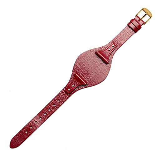 GMJGCIRVC Schnellveröffentlichung Echtes Leder -Uhrband für ES4114 ES4113 ES3625 ES3616 Weibliches Uhrengurt 18mm Modearmband von GMJGCIRVC