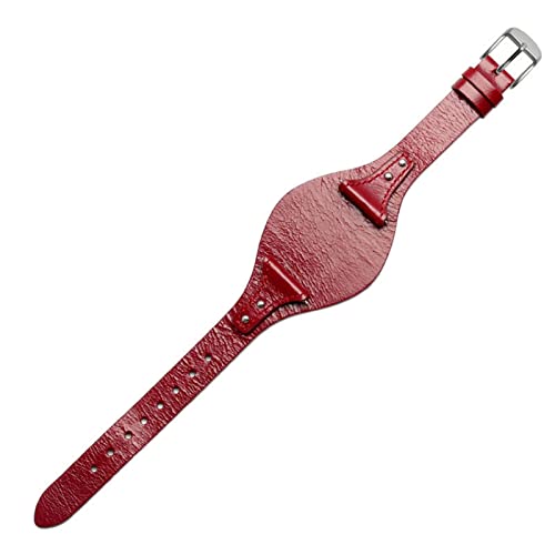 GMJGCIRVC Schnellveröffentlichung Echtes Leder -Uhrband für ES4114 ES4113 ES3625 ES3616 Weibliches Uhrengurt 18mm Modearmband von GMJGCIRVC