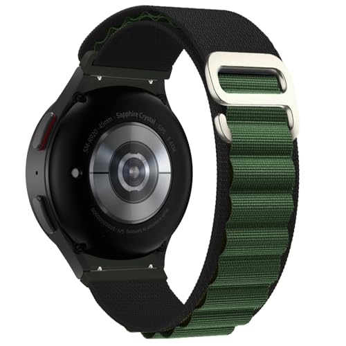 GMJGCIRVC Sportschleife für Galaxy Watch 7/6/5/4 44/40mm 5 Pro 45 -mm -Band G Nylon Armband Galaxy Uhr 6 Klassiker 43/47mm Riemen GMJGCIRVC Sportschleife für Galaxy Watch 7/6/5/4 44/40mm 5 Pro 45 -mm -Band G Nylon Armband Galaxy Uhr 6 Klassiker 43/47mm Riemen von GMJGCIRVC