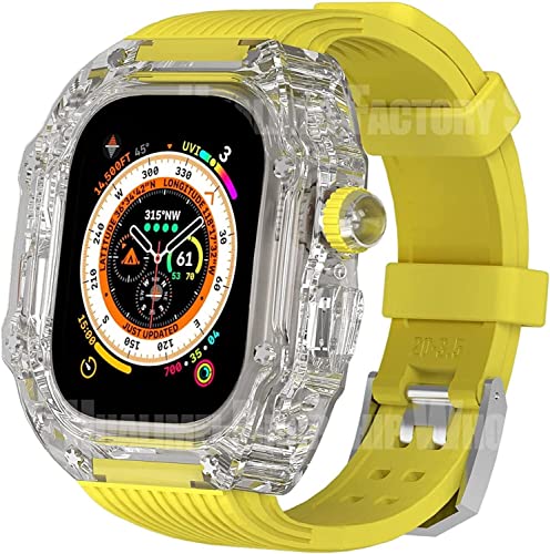 GMJGCIRVC Transparent Watch Cover Silicon Sport Watch Band Mod Kit , für Ultra 8 7 6 5 4 SE 44 mm 45 mm 49mm Serie Ersetzen Sie den Uhrengurt GMJGCIRVC Transparent Watch Cover Silicon Sport Watch Band Mod Kit , für Ultra 8 7 6 5 4 SE 44 mm 45 mm 49mm Serie Ersetzen Sie den Uhrengurt von GMJGCIRVC