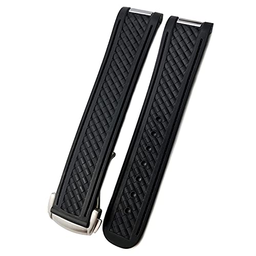 GMJGCIRVC Watch Band For Omega 300 AT150 DE VILLE suitable for Speedmaster Soft Silicone Rubber Watch Strap Watch Accessories Watch Bracelet GMJGCIRVC Watch Band For Omega 300 AT150 DE VILLE suitable for Speedmaster Soft Silicone Rubber Watch Strap Watch Accessories Watch Bracelet von GMJGCIRVC