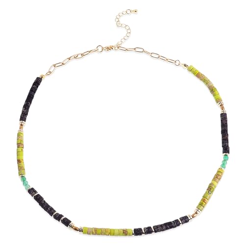 N Perlen Halskette Halskette für Frauen Teen Teen Girl von GMJGCIRVC