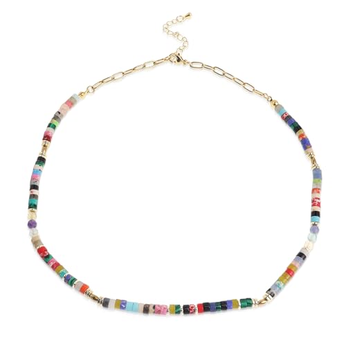 N Perlen Halskette Halskette für Frauen Teen Teen Girl von GMJGCIRVC