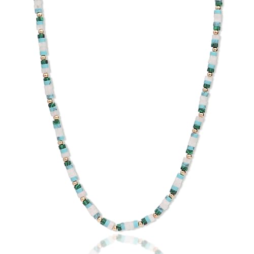 N Perlen Halskette Halskette für Frauen Teen Teen Girl von GMJGCIRVC