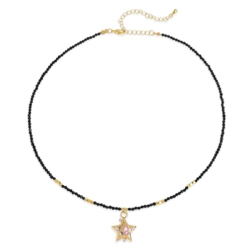 N Perlen Halskette Halskette für Frauen Teen Teen Girl von GMJGCIRVC