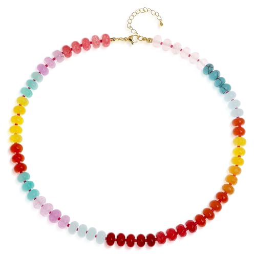 N Perlen Halskette Halskette für Frauen Teen Teen Girl von GMJGCIRVC