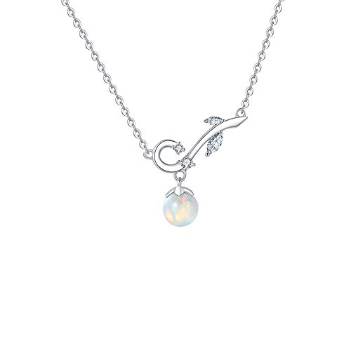 Sterling Silversilver Schmuck Halskette kreatives Design Fairy Fruchtkette Sterling Silber weibliche Feinschmuckkragen Geschenk von GMJGCIRVC