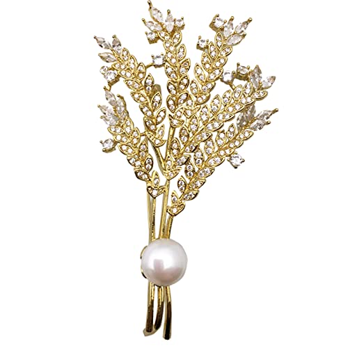 Vintage Elegante Luxusatmosphäre Weizenkorte Frauen Naturalle Coat Accessoires Freundin elegantem Geschenkschmuck von GMJGCIRVC