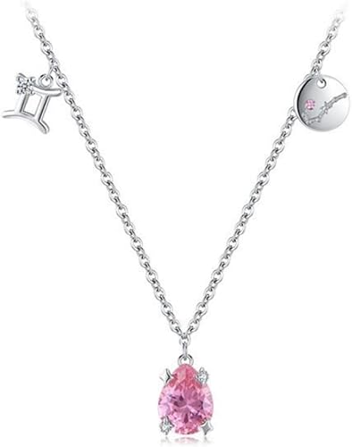 necklace Birthstone For Women, Zodiac Pendant Signs Cubic Zirconia Horoscope Necklace Astrology Women Girls jewelry von GMJGCIRVC