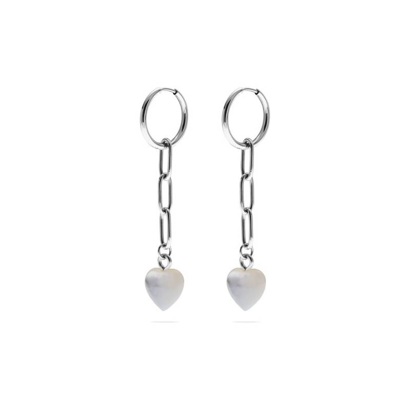 GMK Collection Creolen PUFFY HEARTS MOP 89219626 Edelstahl von GMK Collection