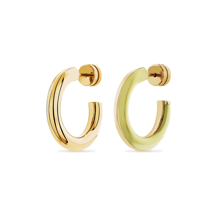 Guido Maria Kretschmer Creolen 88722655 Edelstahl, Emaille von Guido Maria Kretschmer