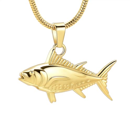 GMLRTOSPT Herren- und Damenschmuck Beliebte Schmuckanhänger, Gedenkschnitzereien, Edelstahl-Gold von GMLRTOSPT