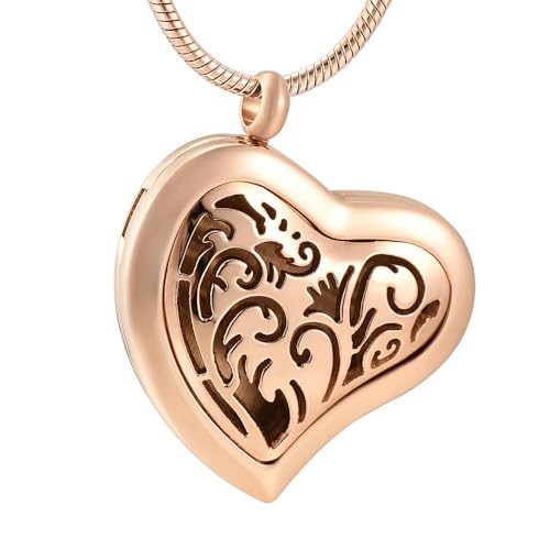 GMLRTOSPT Herz-Medaillon, zu öffnende Box, Bilder-/Fotorahmen, Duftbeutel, Parfüm-Taschenbox, Edelstahlanhänger, 12 Pas als Geschenk von GMLRTOSPT