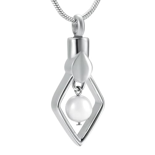 GMLRTOSPT Memorial Schmuck Flash Wasser Perle versteckte Schraube Asche Halter Frauen Feuerbestattung Halskette GMLRTOSPT Memorial Schmuck Flash Wasser Perle versteckte Schraube Asche Halter Frauen Feuerbestattung Halskette von GMLRTOSPT