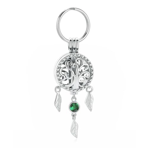 GMLRTOSPT Schlüsselanhänger für die Einäscherung der Asche, Urnen-Schlüsselanhänger, Aschehalter, Andenkenschmuck für Mensch/Haustier, 4 GMLRTOSPT Schlüsselanhänger für die Einäscherung der Asche, Urnen-Schlüsselanhänger, Aschehalter, Andenkenschmuck für Mensch/Haustier, 4 von GMLRTOSPT