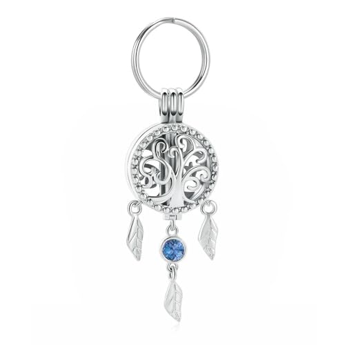 GMLRTOSPT Schlüsselanhänger für die Einäscherung der Asche, Urnen-Schlüsselanhänger, Aschehalter, Andenkenschmuck für Mensch/Haustier-2 GMLRTOSPT Schlüsselanhänger für die Einäscherung der Asche, Urnen-Schlüsselanhänger, Aschehalter, Andenkenschmuck für Mensch/Haustier-2 von GMLRTOSPT