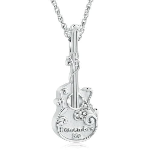 GMLRTOSPT Urnenketten für Asche für Frauen Männer Gedenkmedaillons Anhänger mit Gravur „Always in my Mind Forever in my-silver“ von GMLRTOSPT