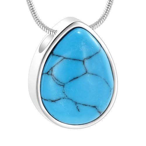 GMLRTOSPT Wunderschöner Ascheschmuck in Anhängerketten, Gedenkasche-Andenken, Ascheschmuck für Damen, blau GMLRTOSPT Wunderschöner Ascheschmuck in Anhängerketten, Gedenkasche-Andenken, Ascheschmuck für Damen, blau von GMLRTOSPT