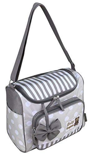 GMMH 2 tlg Wickeltasche Pflegetasche Windeltasche Babytasche Farbauswahl (3130, beige) von GMMH