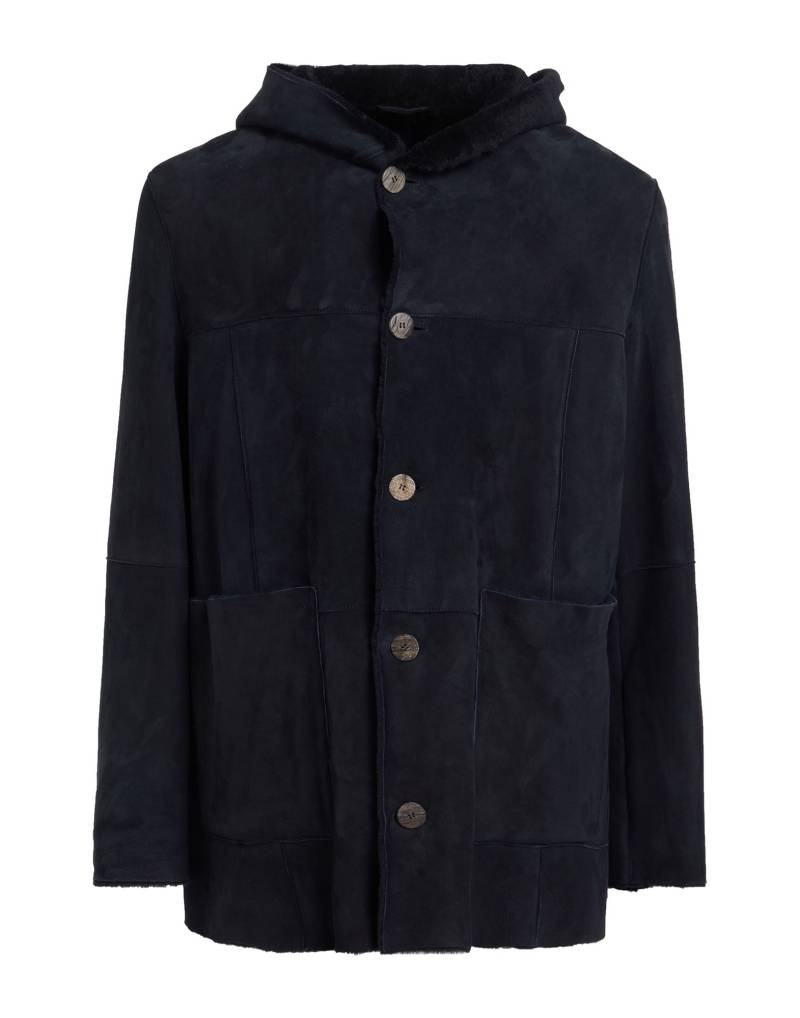 GMS-75 Shearling- & Kunstfell Herren Marineblau von GMS-75